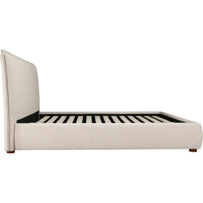 Luzon Wood Wheat Queen Bed - LOOMLAN - Moe's Home - Beds