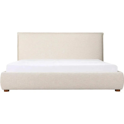 Luzon Wood Wheat Queen Bed - LOOMLAN - Moe's Home - Beds