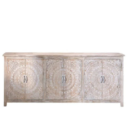 Lyan Six Doors Wood Sideboard