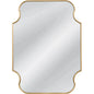 Lyenda Wood & Resin Gold Vertical Wall Mirror - LOOMLAN - Bassett Mirror - Wall Mirrors