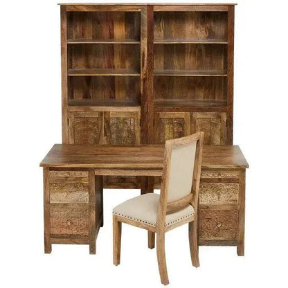 Ramola Natural Wood Bookcase - LOOMLAN - LOOMLAN - Bookcases