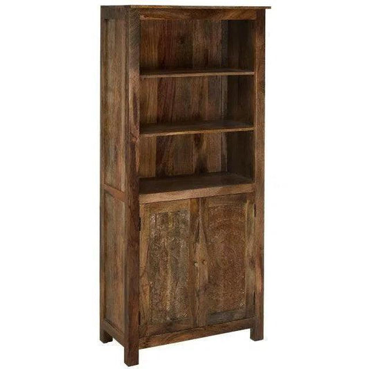 Ramola Natural Wood Bookcase - LOOMLAN - LOOMLAN - Bookcases
