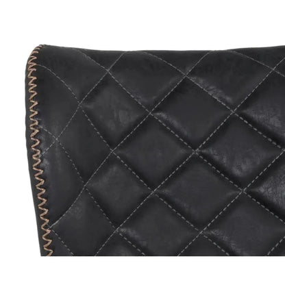 Lyla Leather Barstool 2PC - LOOMLAN - SUNPAN - Bar Stools