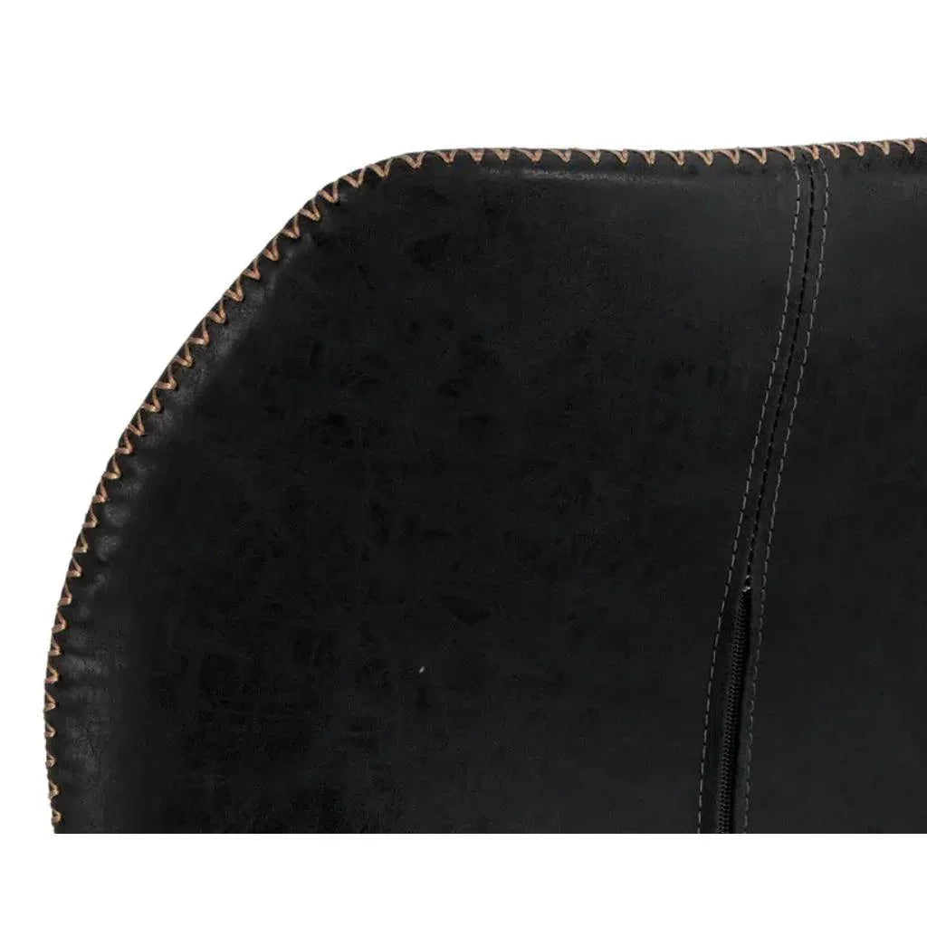 Lyla Leather Armless Dining Chair 2PC - LOOMLAN - SUNPAN - Dining Chairs