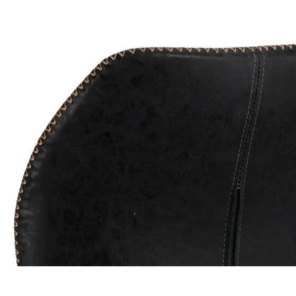 Lyla Leather Armless Dining Chair 2PC - LOOMLAN - SUNPAN - Dining Chairs