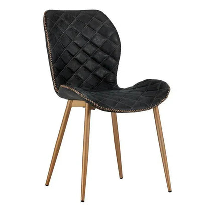 Lyla Leather Armless Dining Chair 2PC - LOOMLAN - SUNPAN - Dining Chairs