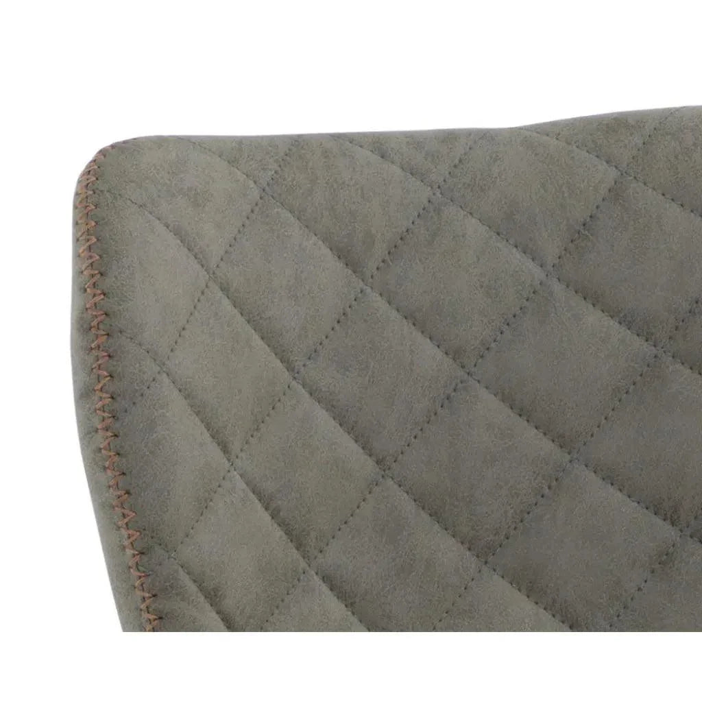 Lyla Leather Counter Stool 2PC - LOOMLAN - SUNPAN - Counter Stools