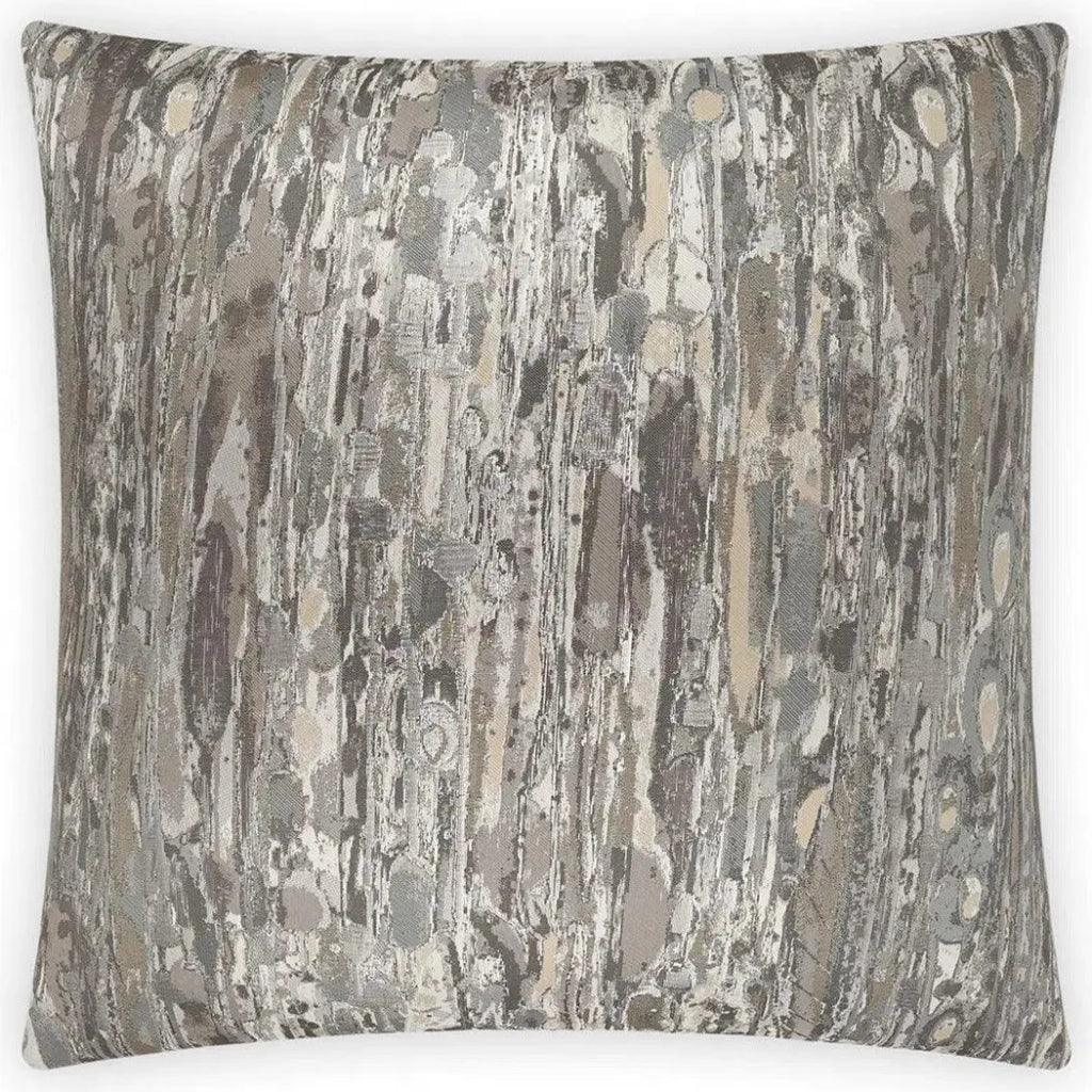 Lynn Grey Throw Pillow With Insert - LOOMLAN - D.V. Kap - Throw Pillows