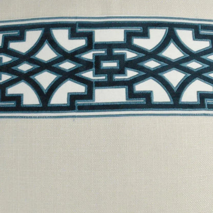 Lyon Pearl Blue Throw Pillow With Insert - LOOMLAN - D.V. Kap - Throw Pillows