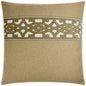 Lyon Saffron Brown Throw Pillow With Insert - LOOMLAN - D.V. Kap - Throw Pillows