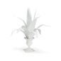Lyon Tole White Flower Sculpture - LOOMLAN - Chelsea House - Statues & Sculptures