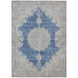 Lyra Blue Washable Indoor-Outdoor Rug-Outdoor Rugs-LOOMLAN Rugs-2'6" x 3'10"-LOOMLAN