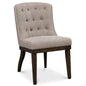 Lyra Fabric Armless Dining Chair - LOOMLAN - Sarreid - Dining Tables