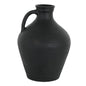 Lyra Handcrafted Black Terracotta Vase - LOOMLAN - Moe's Home - Vases & Jars
