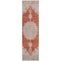 Lyra Orange Washable Indoor-Outdoor Rug-Outdoor Rugs-LOOMLAN Rugs-2'3" x 7'6"-LOOMLAN