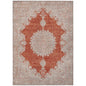 Lyra Orange Washable Indoor-Outdoor Rug-Outdoor Rugs-LOOMLAN Rugs-2'6" x 3'10"-LOOMLAN