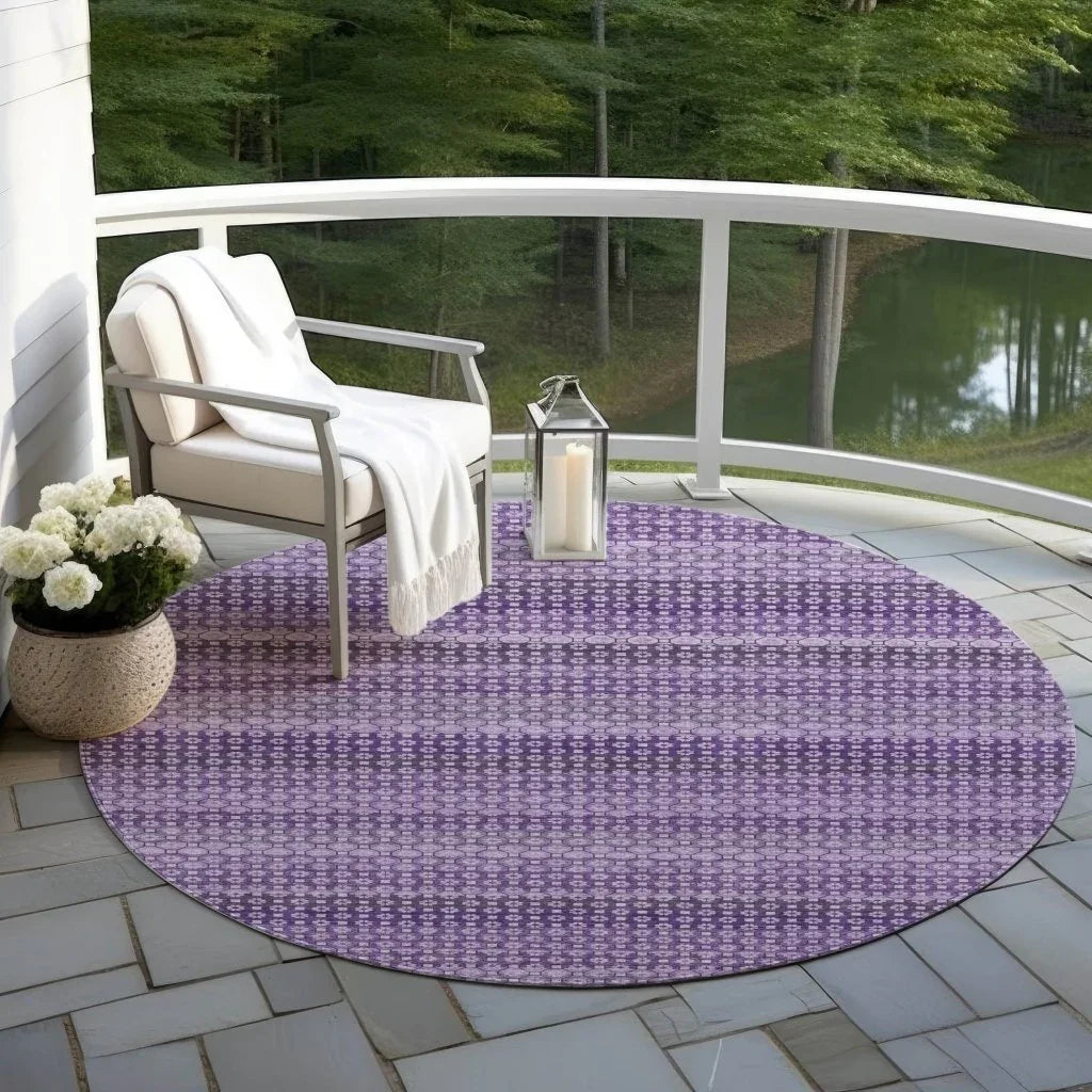 Lyrella Purple Washable Indoor - Outdoor Rug - LOOMLAN - LOOMLAN Rugs - Outdoor Rugs