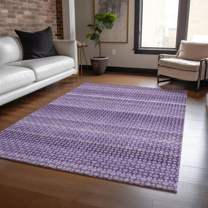 Lyrella Purple Washable Indoor - Outdoor Rug - LOOMLAN - LOOMLAN Rugs - Outdoor Rugs
