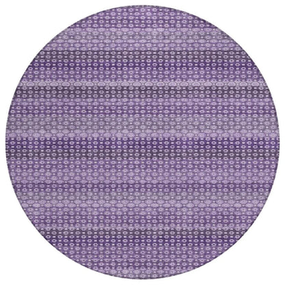 Lyrella Purple Washable Indoor - Outdoor Rug - LOOMLAN - LOOMLAN Rugs - Outdoor Rugs