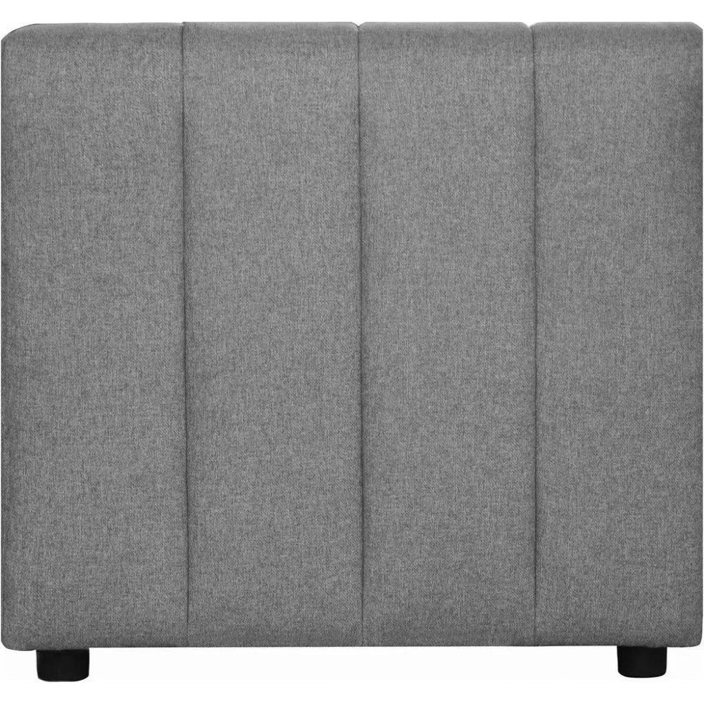 Lyric Grey Modular Slipper Chair-Modular Components-Moe's Home-LOOMLAN