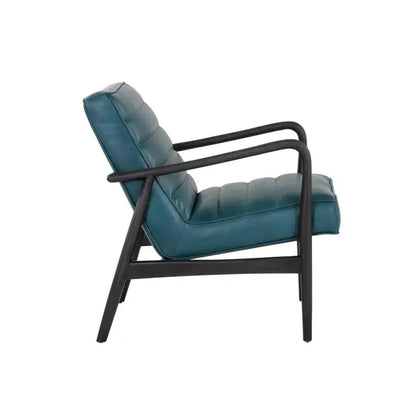 Lyric Leather Lounge Chair - LOOMLAN - SUNPAN - Accent Chairs