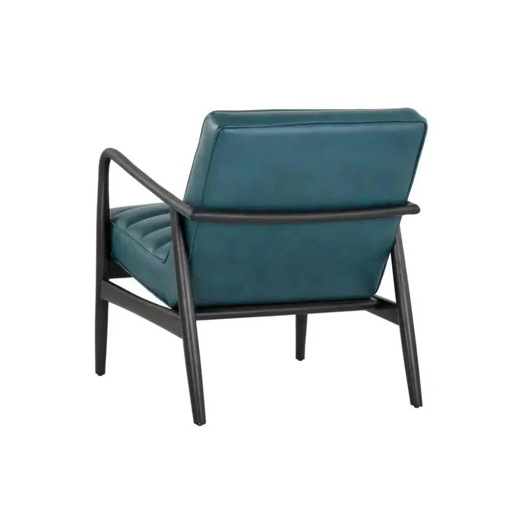 Lyric Leather Lounge Chair - LOOMLAN - SUNPAN - Accent Chairs