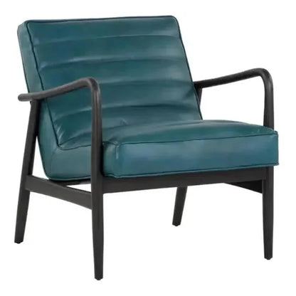 Lyric Leather Lounge Chair - LOOMLAN - SUNPAN - Accent Chairs