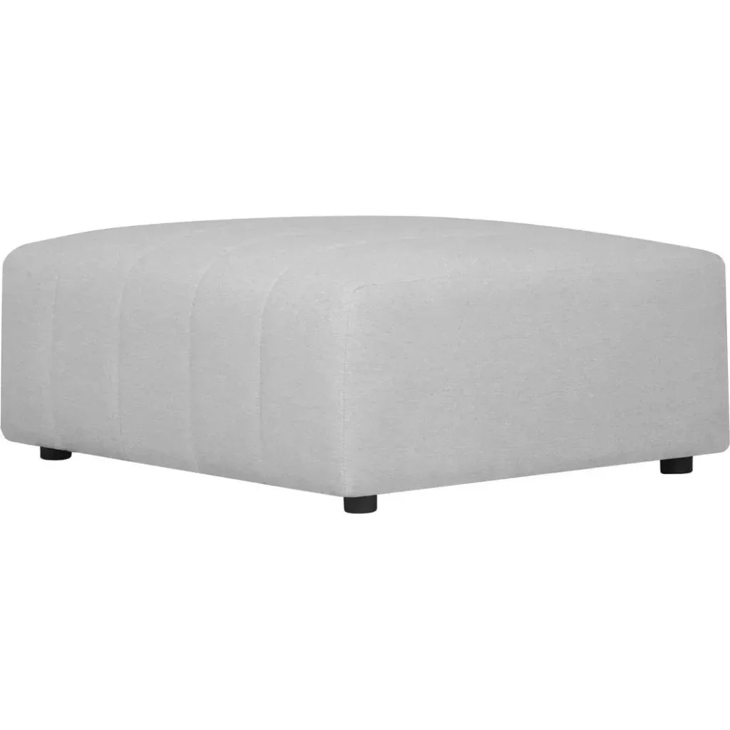 Lyric Off White Modular Ottoman Otmeal - LOOMLAN - Moe's Home - Ottomans