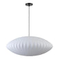 Lys White Silk Shade Pendant Light - LOOMLAN - Moe's Home - Pendants