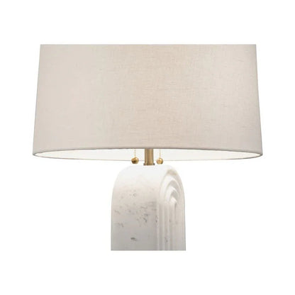 Lyssy Carrera Marble Made Table Lamp - LOOMLAN - Wildwood - Table Lamps