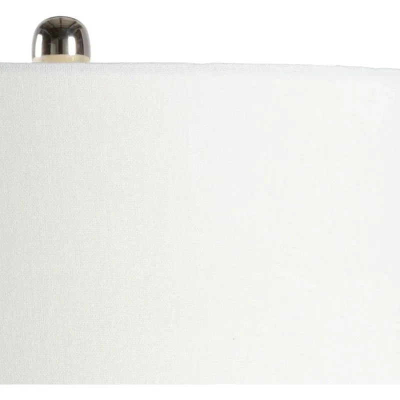 Mabel Ceramic Made Grey Table Lamp - LOOMLAN - Wildwood - Table Lamps