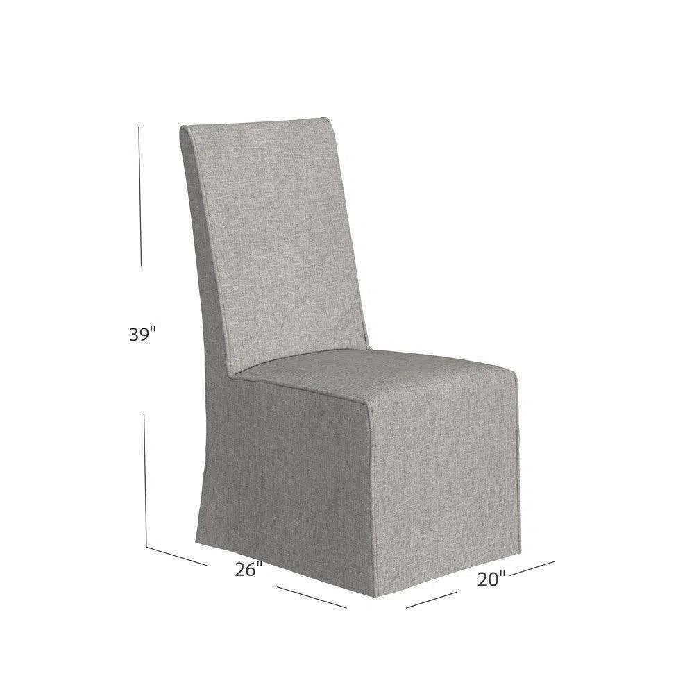 Mackie Performance Armless Dining Chair 2PC - LOOMLAN - Bassett Mirror - Dining Chairs