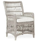 Mackinac Patio Dining Armchair Sunbrella Cushion-Outdoor Dining Chairs-Lloyd Flanders-LOOMLAN