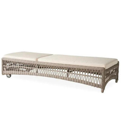 Mackinac Wicker Outdoor Chaise Lounge Cushions-Outdoor Chaises-Lloyd Flanders-LOOMLAN