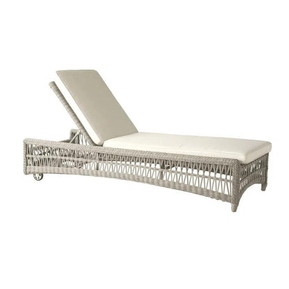 Mackinac Wicker Outdoor Chaise Lounge Cushions-Outdoor Chaises-Lloyd Flanders-LOOMLAN