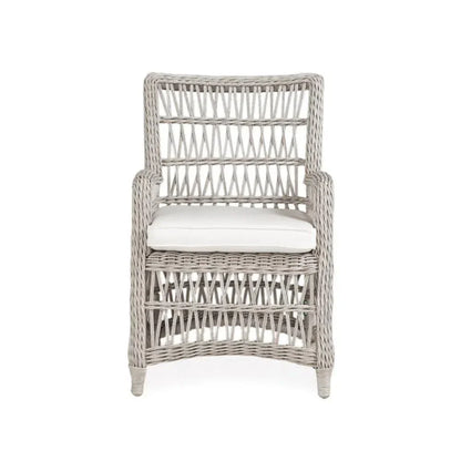 Mackinac Wicker Outdoor Furniture Dining Set for 8-Outdoor Dining Sets-Lloyd Flanders-LOOMLAN