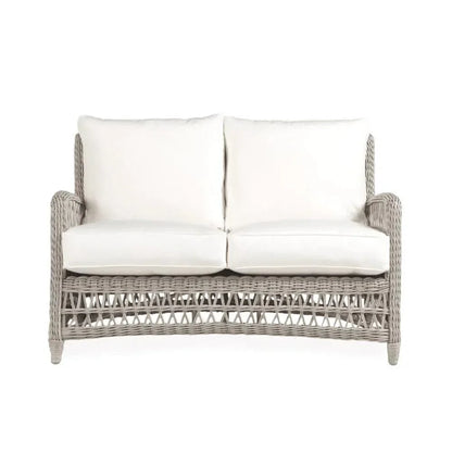 Mackinac Wicker Rocking Porch Lounge Set Cushions-Outdoor Lounge Sets-Lloyd Flanders-LOOMLAN