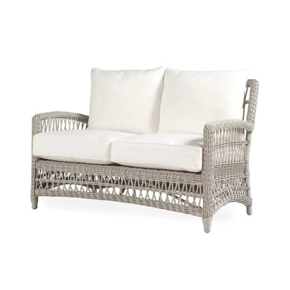 Mackinac Wicker Rocking Porch Lounge Set Cushions-Outdoor Lounge Sets-Lloyd Flanders-LOOMLAN