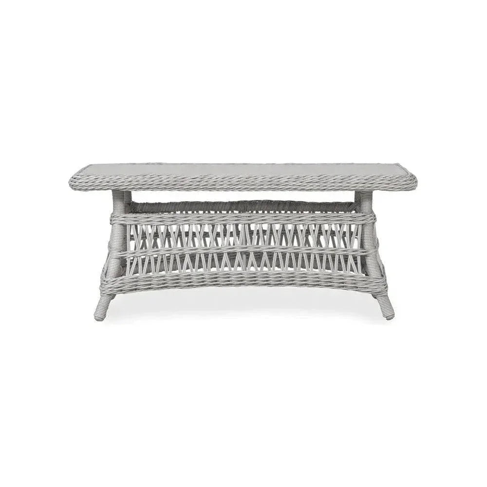 Mackinac Wicker Rocking Porch Lounge Set Cushions-Outdoor Lounge Sets-Lloyd Flanders-LOOMLAN