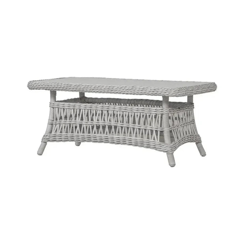 Mackinac Wicker Rocking Porch Lounge Set Cushions-Outdoor Lounge Sets-Lloyd Flanders-LOOMLAN