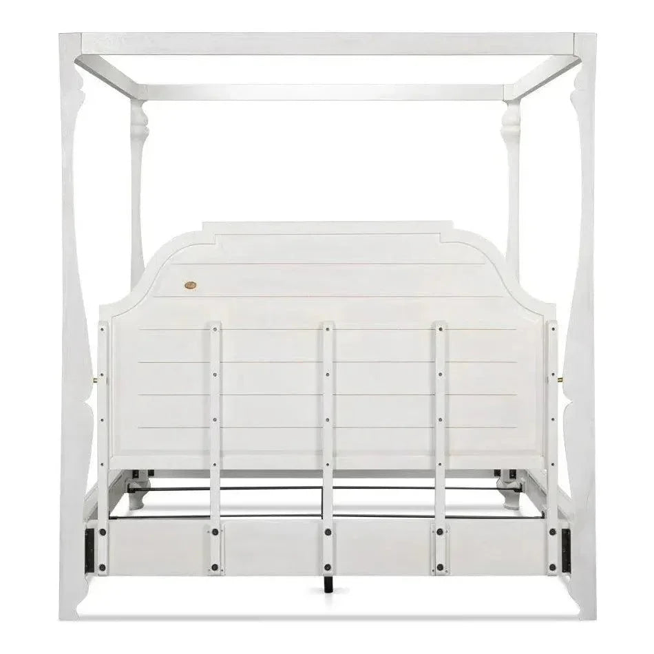 Madeline Brown Wooden Bed Frame - LOOMLAN - Sarreid - Beds