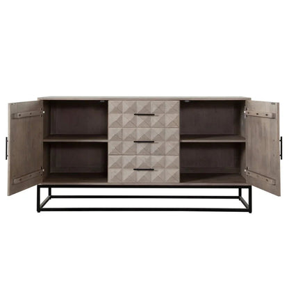 Madera Three Drawer Wood Dresser - LOOMLAN - Diamond Sofa - Dressers