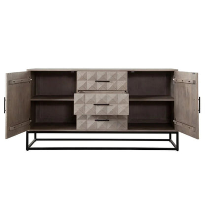 Madera Three Drawer Wood Dresser - LOOMLAN - Diamond Sofa - Dressers