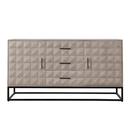 Madera Three Drawer Wood Dresser - LOOMLAN - Diamond Sofa - Dressers