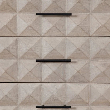 Madera Three Drawer Wood Dresser - LOOMLAN - Diamond Sofa - Dressers