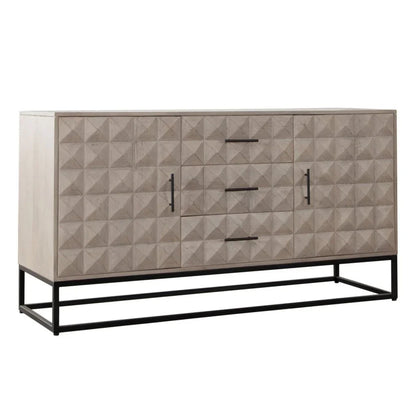 Madera Three Drawer Wood Dresser - LOOMLAN - Diamond Sofa - Dressers