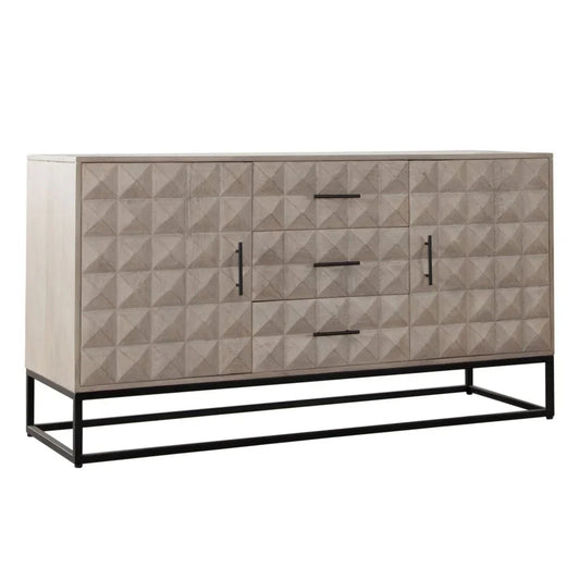 Madera Three Drawer Wood Dresser - LOOMLAN - Diamond Sofa - Dressers