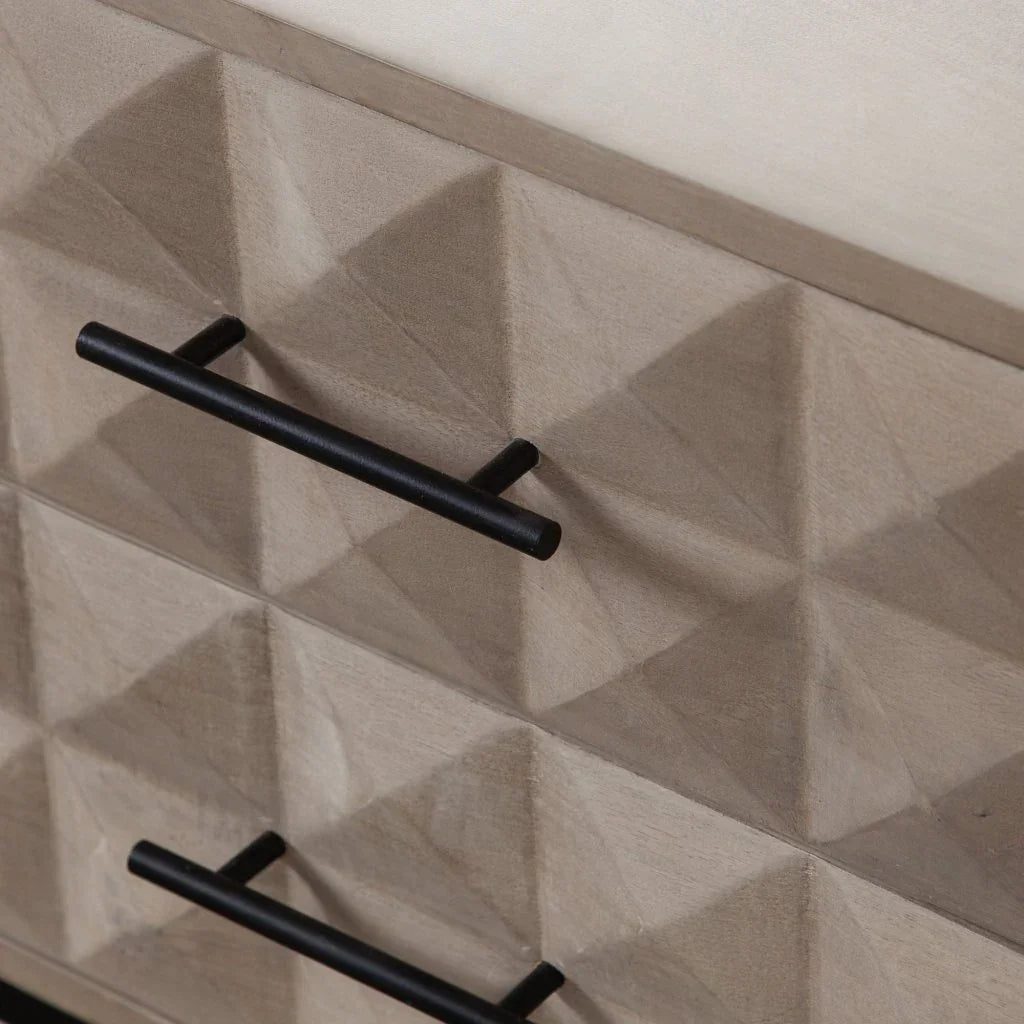 Madera Two Drawer Wooden Accent Table - LOOMLAN - Diamond Sofa - Side Tables