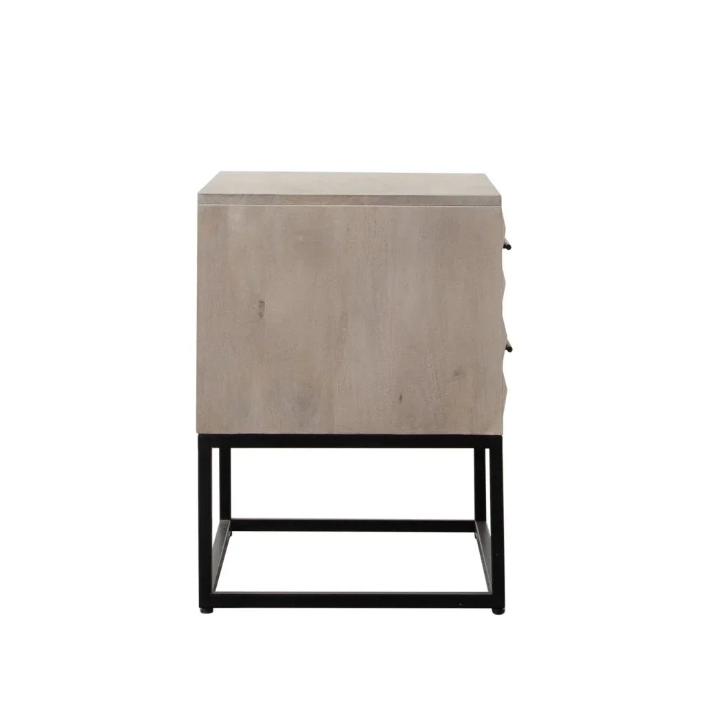 Madera Two Drawer Wooden Accent Table - LOOMLAN - Diamond Sofa - Side Tables