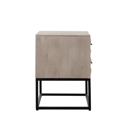 Madera Two Drawer Wooden Accent Table - LOOMLAN - Diamond Sofa - Side Tables
